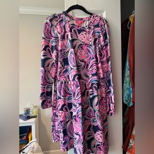 Women’s Lilly Pulitzer Classic Print in Navy and Hot Pink Size XS